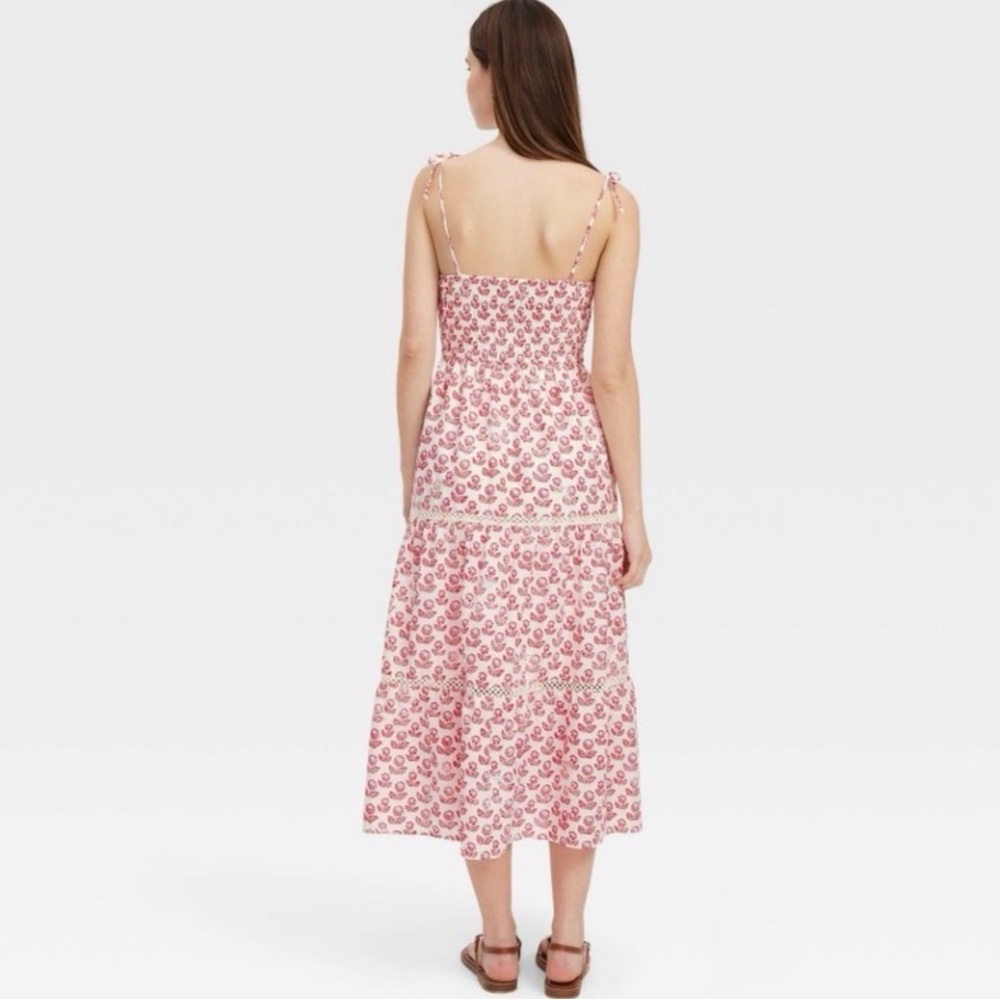 NWT Roller Rabbit x Target Floral Tie-Sholder Maxi Dress - Picture 3 of 4